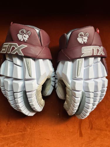 STX Surgeon RZR Lacrosse Gloves 13" *PALMS CUT* (Used)