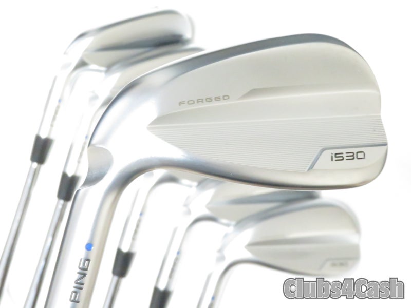 PING i530 Irons Blue Dot NS PRO Modus3 Tour120 Stiff Flex 5-P+U  LEFT LH  MINT