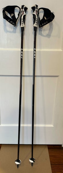 48in (120cm) Leki Carbon 14S TriggerS Ski Poles (Used)
