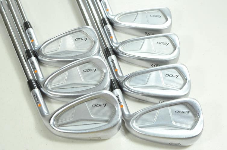 Ping i200 5-W Iron Set Stiff Flex Orange Dot Right KBS Tour 90 Steel # 206605