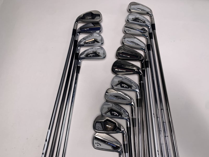 Callaway Fitting Iron Wholesale Golf Club Lot of 15 Graphite and Steel