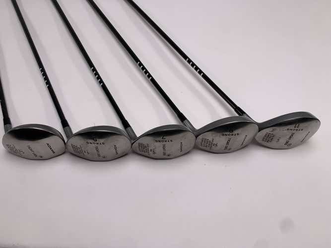 Adams Tight Lies 1998 Wood Set 3 5 7 9 11 | 16* 19* 24* 28* 31* Regular Mens RH