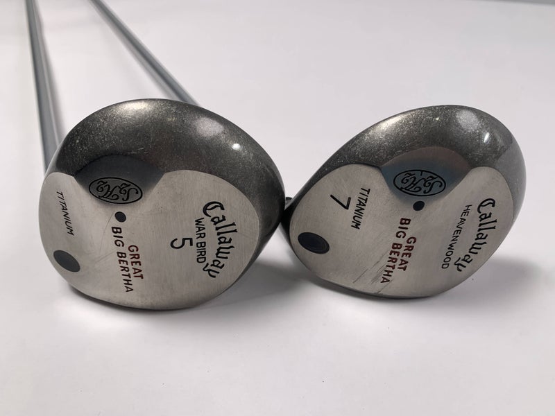 Callaway Original Great Big Bertha 5 & 7 Fairway Wood Set 18* 21* BB UL Mens RH