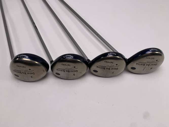 Callaway Great Big Bertha II Wood Set 3 5 7 9 | 15* 18* 21* 24* Mens RH