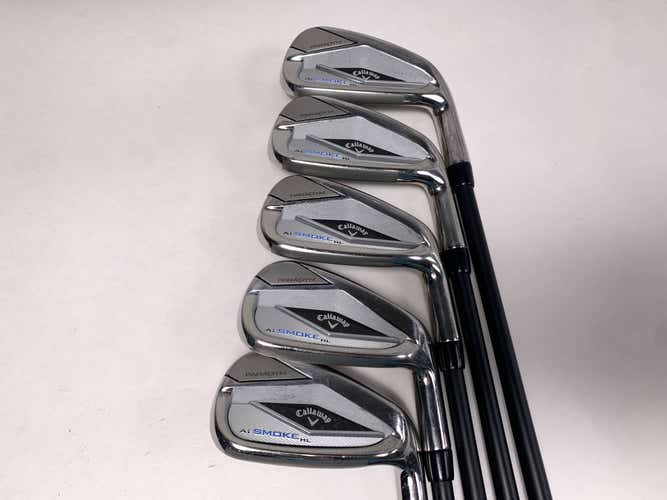 Callaway Paradym Ai Smoke HL Iron Set 5-9 Project X Cypher Sixty 5.5 Mens RH