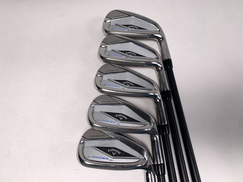 Callaway Paradym Ai Smoke HL Iron Set 5-9 Project X Cypher Sixty 5.5 Mens RH
