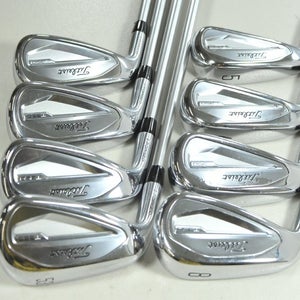 LEFT HANDED Titleist T350 2023 5-PW,48*,53* Iron Set Senior Graphite #206532
