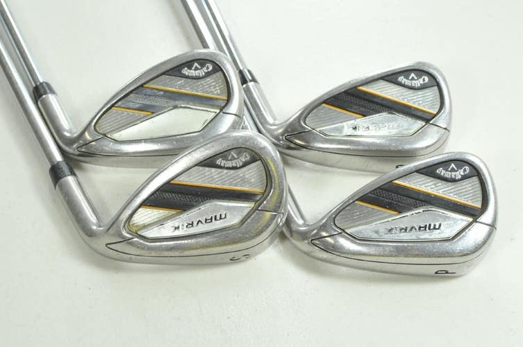 Callaway Mavrik 9,PW,AW,SW Iron Set Regular Flex RH Elevate 95g Steel # 203258