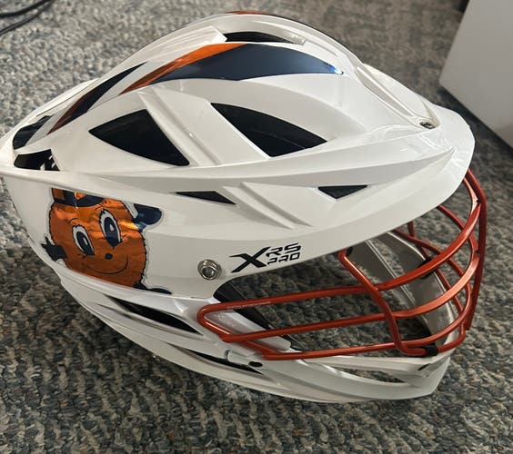 Syracuse Lacrosse White XRS Helmet