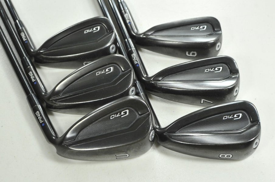 Ping G710 6-W,UW Iron Set Senior Flex RH Alta Distanza 40g Graphite #206603