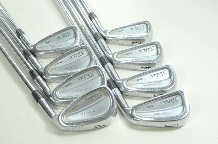 Titleist 690.CB Forged 3-PW Iron Set Stiff Flex Right DG S300 Steel # 206584
