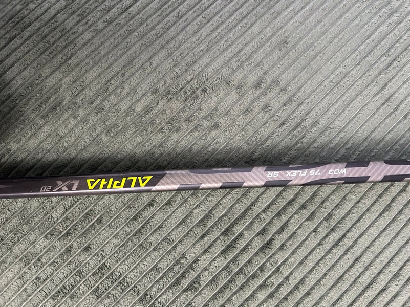 Senior Warrior Alpha LX 20 Right Handed Hockey Stick W03 75 Flex (Used)