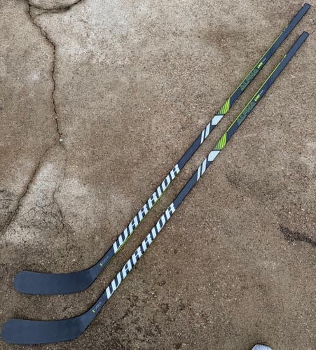 2 Warrior Alpha LX2 Right Handed M90 95 flex Pro Stock Stick Item#PSW37