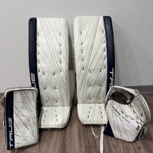 34" 2022 True L20.2 Goalie Leg Pads Pro Stock (Used)