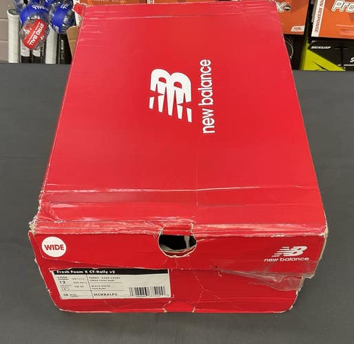 Mens Fresh Foam X Ct-Rally V2 Black/White - Size 12 Wide, Worn Once,Box Torn Up