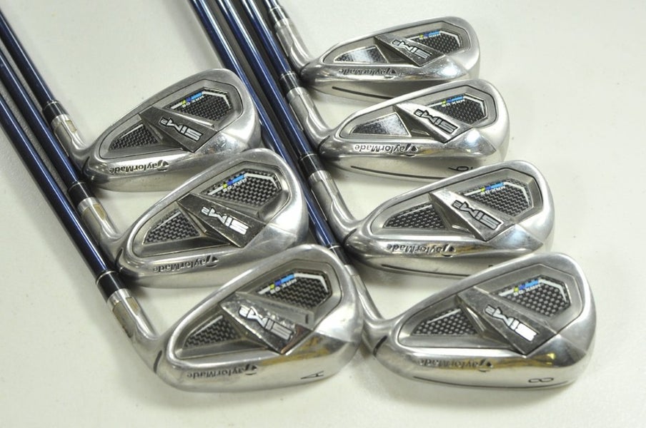 TaylorMade SIM2 Max OS 5-PW,AW Iron Set Regular Flex RH Ventus Graphite # 206475