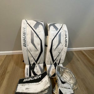 35" Bauer Regular Goalie Full Set and Full Protection Equipment (Used) *See Description*