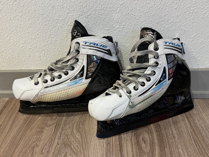 2024 True Custom Pro Hockey Goalie Skates Regular Width 7 (Used)