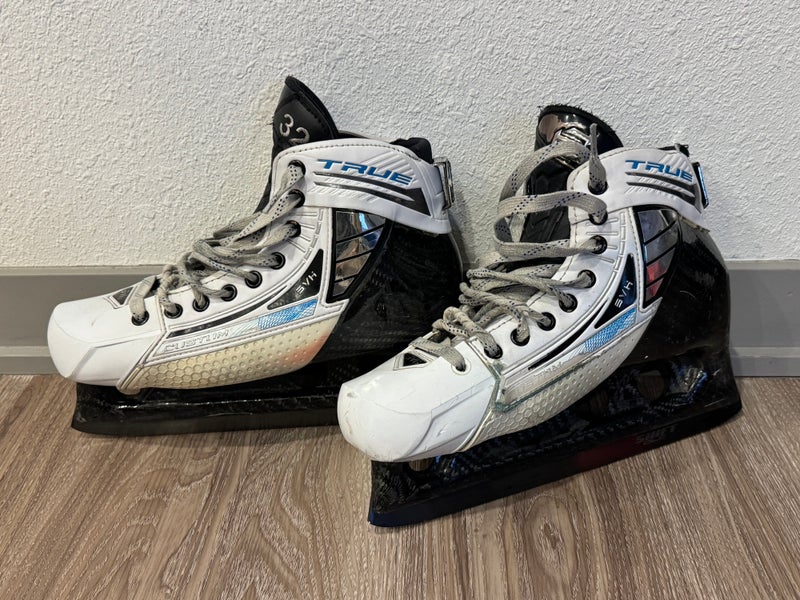 2024 True Custom Pro Hockey Goalie Skates Regular Width 7 (Used)