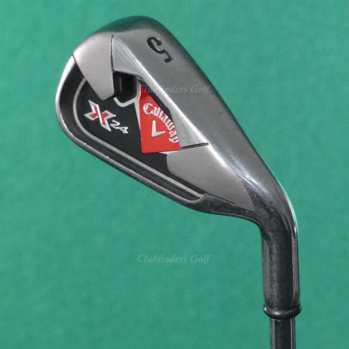 Callaway X-24 Single 5 Iron Factory True Temper Steel Uniflex