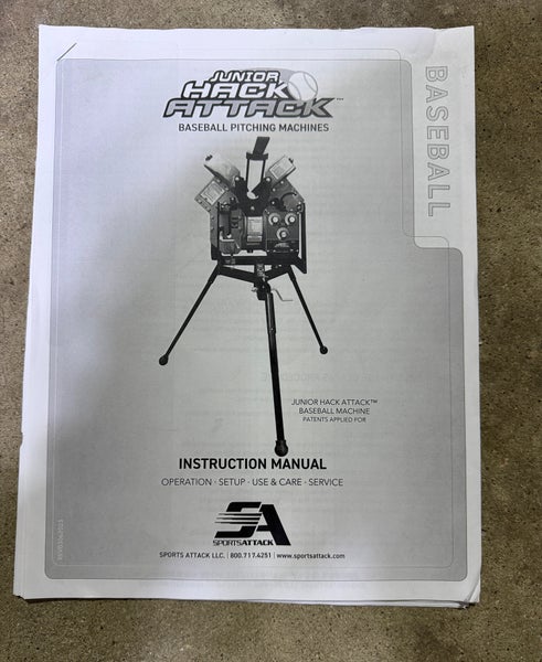 2024 Junior Hack Attack 3 Wheel Pitching Machine | SidelineSwap | Buy ...