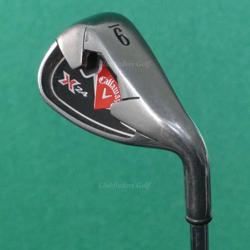 Callaway X-24 Single 9 Iron Factory True Temper Steel Uniflex