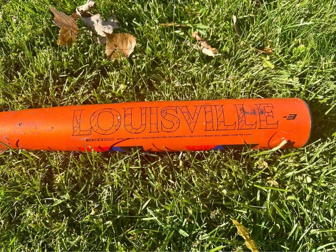 Louisville Slugger Meta Composite BBCOR Certified Bat (-3) 30 oz 33" (Used)