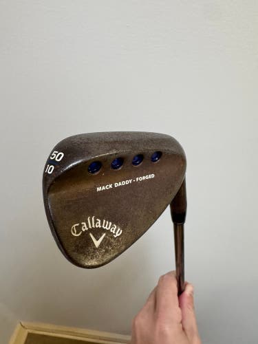 Men's Callaway Mack Daddy Right Handed Wedge Wedge Flex 50 Degree Steel Shaft (Used)
