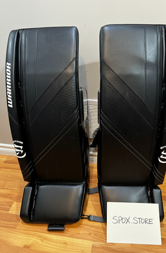 Warrior Ritual G6 E+ Senior Goalie Leg Pads – 32" +1.5” (Used) (READ DESCRIPTION)