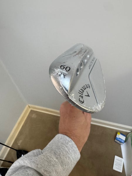 Men's Callaway Jaws Raw Right Handed Wedge Wedge Flex 60 Degree Steel Shaft (New)