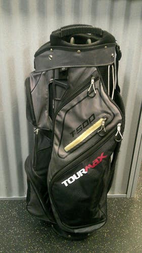 Used TOURMAX T500 Mens Cart Bag Black 11868-S000066647