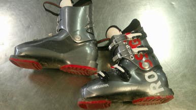 Used Rossignol COMP J4 Boys DH Ski Boot Black 245 MP - M06.5 - W07.5 11868-S000066639