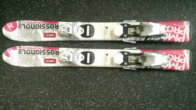 Used Rossignol PMC PRO Boys DH Ski/Binding White 80 cm 11868-S000066634