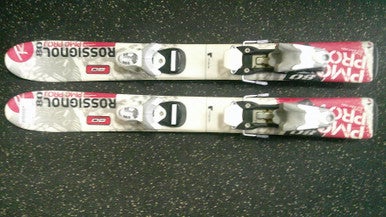 Used Rossignol PMC PRO Boys DH Ski/Binding White 80 cm 11868-S000066634