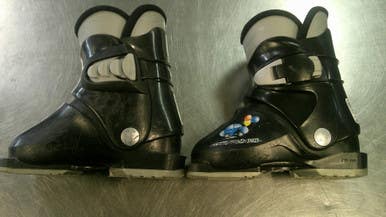 Used Rossignol R18 Boys DH Ski Boot Black 175 MP - Y11 11868-S000066637