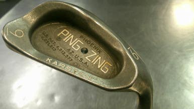 Used Ping ZING BLACK DOT Mens Individual Iron RH 9 Iron 11868-S000066656