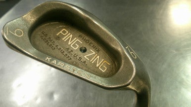 Used Ping ZING BLACK DOT Mens Individual Iron RH 9 Iron 11868-S000066656