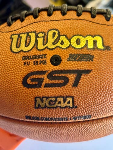 (QUANTITY 4) Wilson GST Leather Football (New)