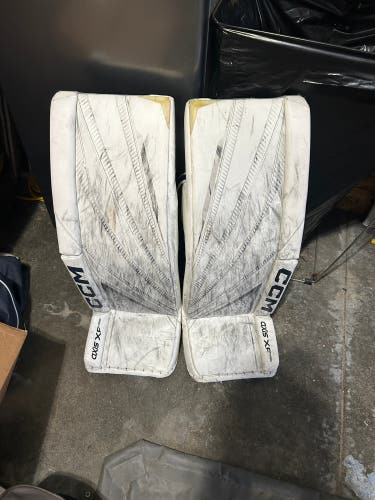 33" Custom CCM Axis XF Pro Goalie Leg Pads (Used)