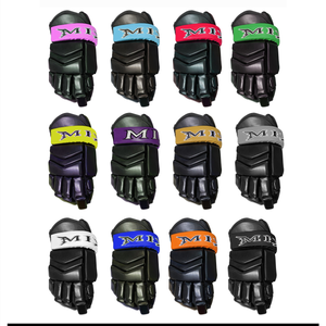 15" MIX Ice Hockey MX5 Gloves - Black Out ((Free Color Cuffs)) **Black cuff included.