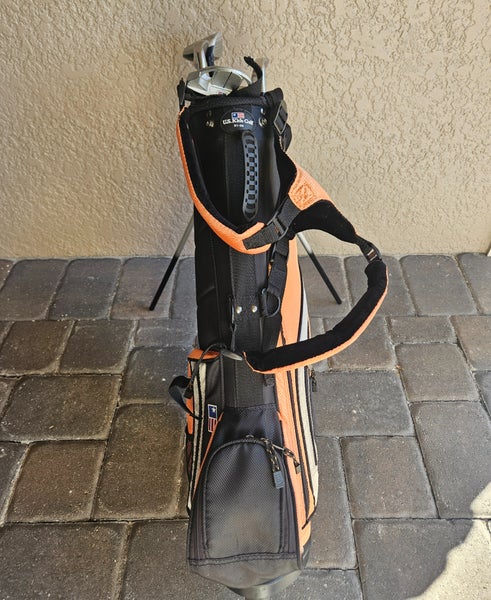 U.S. Kids WT-20 Orange Club Set- 3W, 6, 8, PW & Putter- Ultralight 51" Junior- Right Handed with Bag