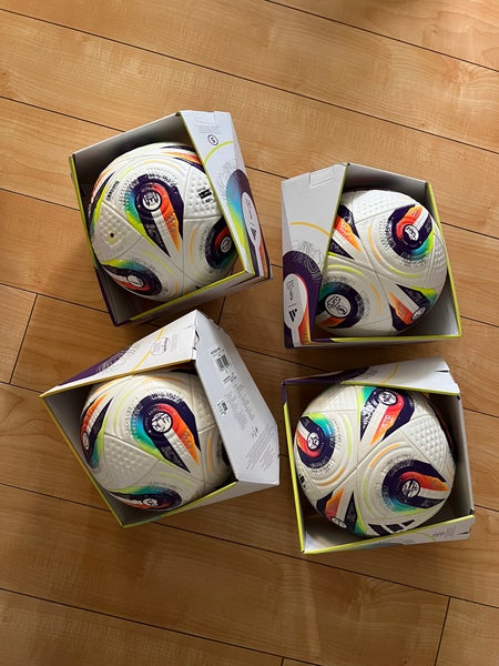 Lot of 4 Adidas Uefa Womens Euro 2025 Official Pro Soccer Balls Size 5