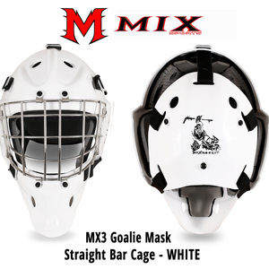 Mix Sports MX-3 Senior Goalie Mask - White