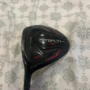 TaylorMade Stealth 2 Left Hand Fairway Wood Regular Flex 3 Wood