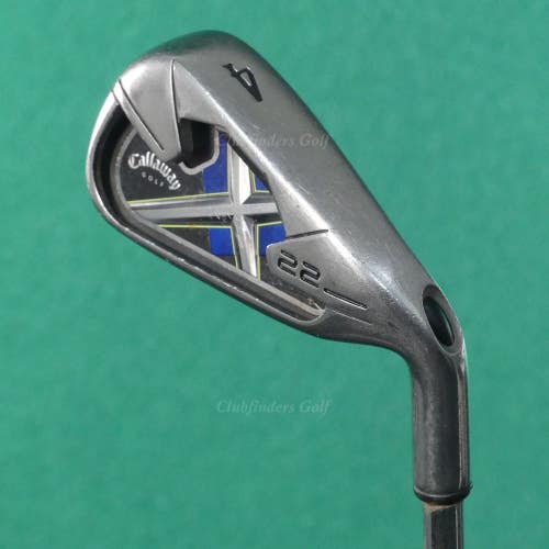 Callaway X-22 Single 4 Iron Factory True Temper Steel Uniflex