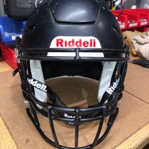 USED RIDDELL FLEX ADULT HELMET - MEDIUM - FLAT BLACK