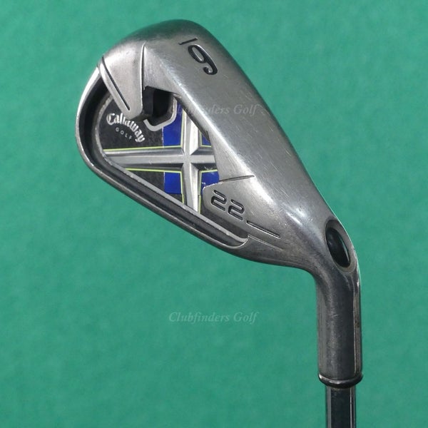 Callaway X-22 Single 6 Iron Factory True Temper Steel Uniflex