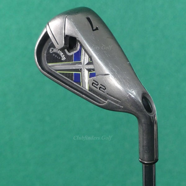 Callaway X-22 Single 7 Iron Factory True Temper Steel Uniflex