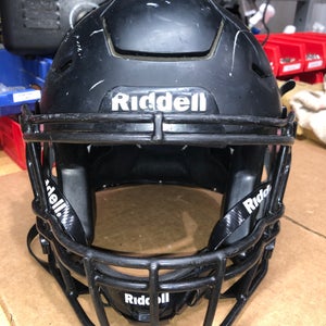 USED RIDDELL FLEX ADULT HELMET - SMALL - FLAT BLACK