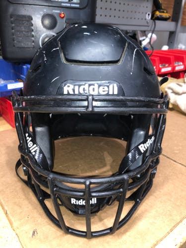 USED RIDDELL FLEX ADULT HELMET - SMALL - FLAT BLACK